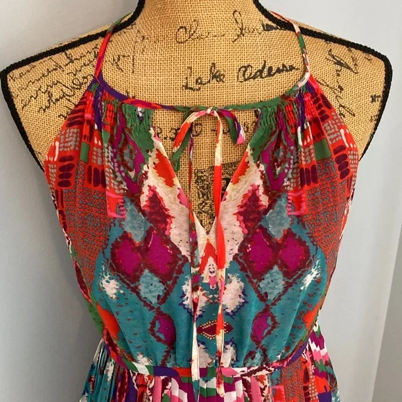 Maeve by Anthropology Multicolor Maxi Dress Women Size 8 - Picture 2 of 13